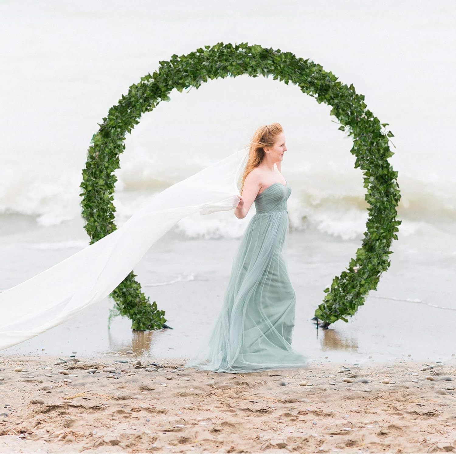 84 Feet 12 Strands Artificial Ivy Leaf Plants Vine Hanging Garland Fake Folia…