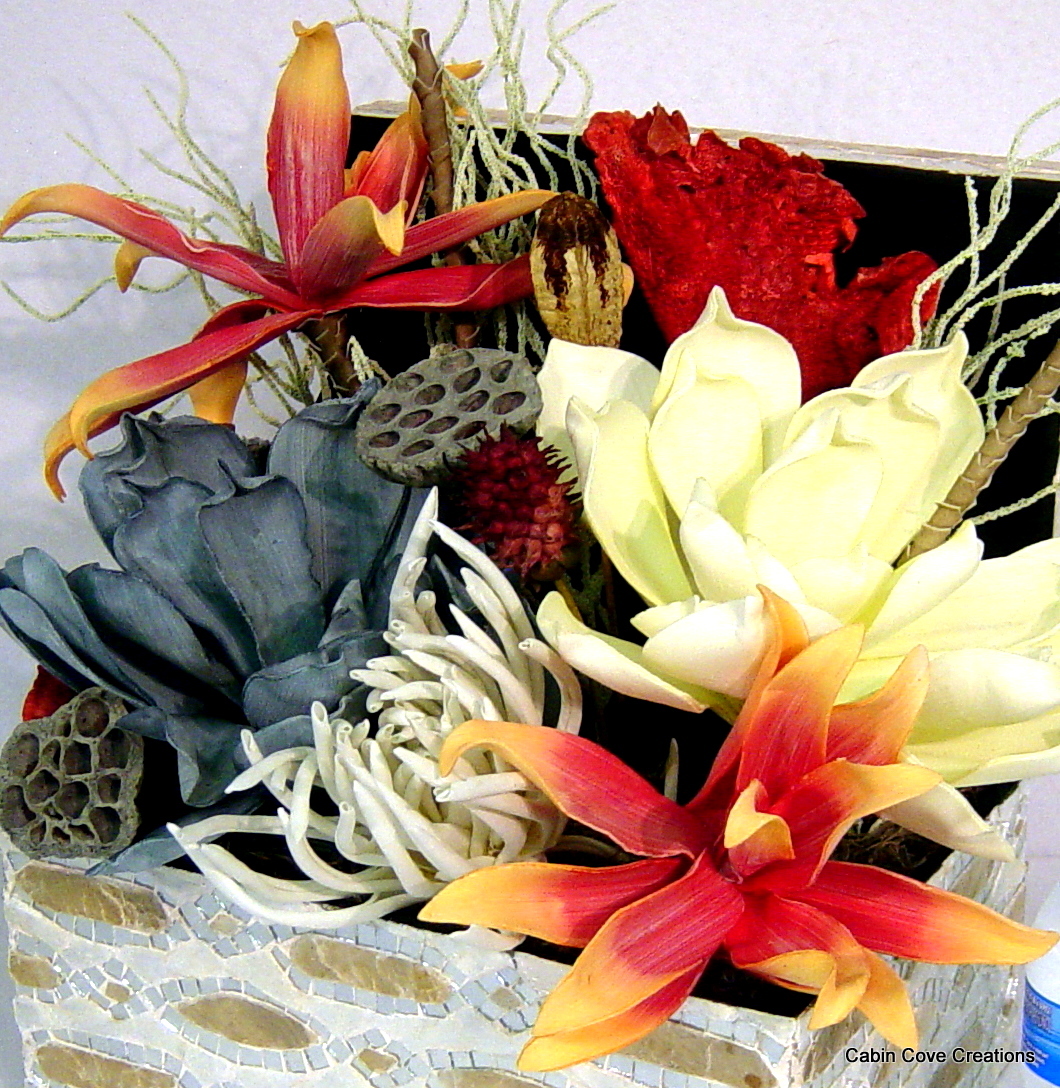 Coastal Floral Arrangement Centerpiece Exotic Tropical Beach Design LUXE