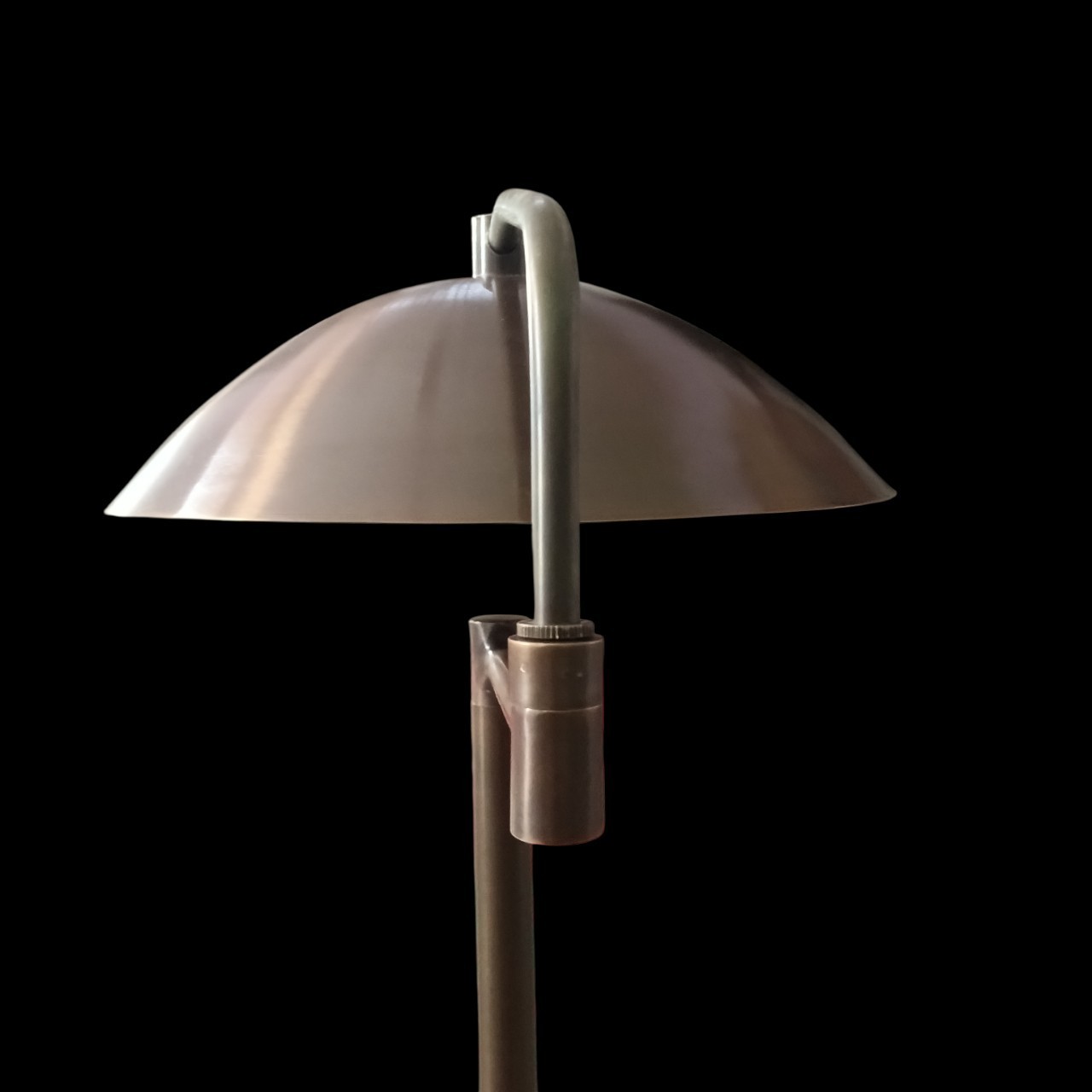 Vintage Brass Desk Lamp | Antique Finish Table Light | Retro Banker Style Lamp |