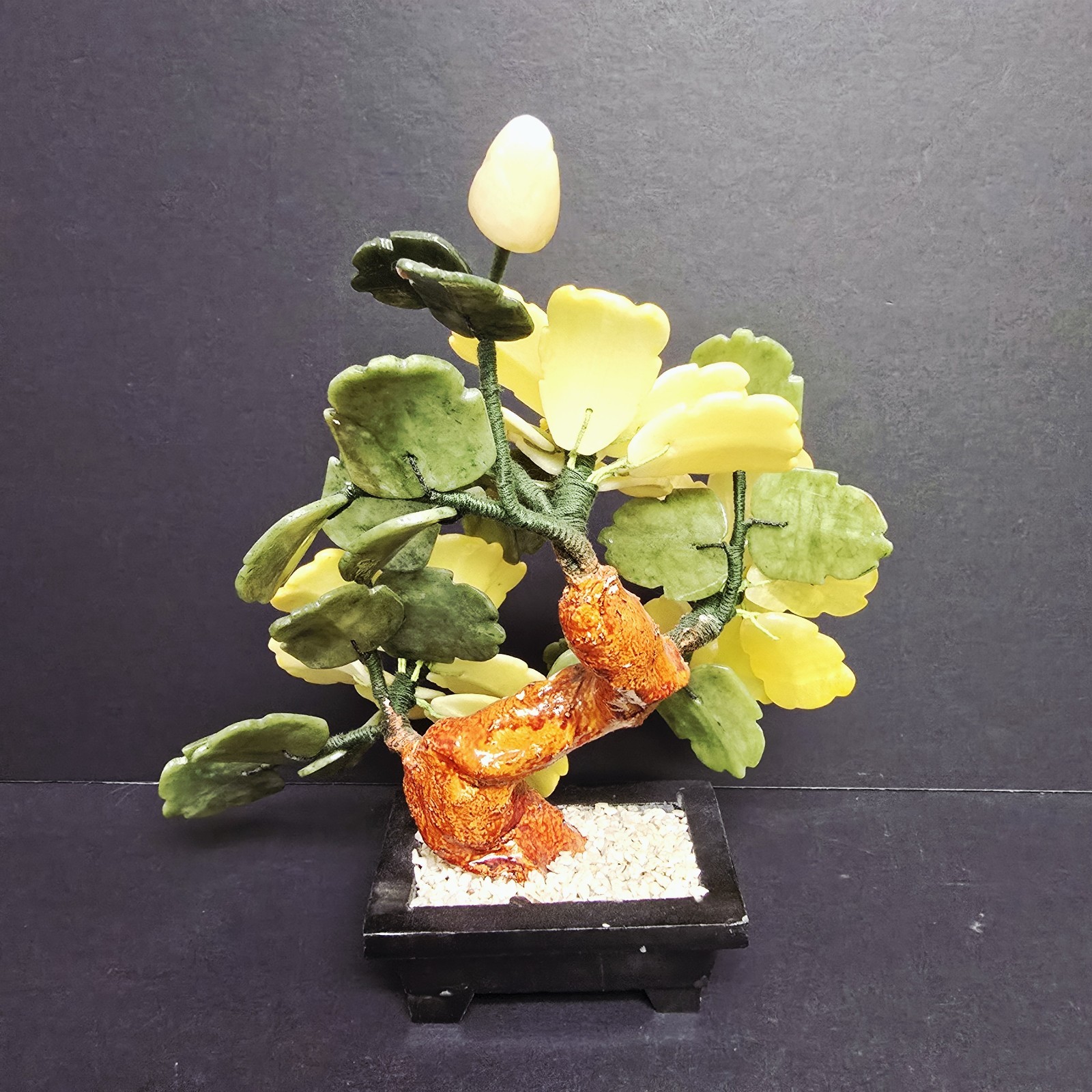 Artificial Bonsai Flowers Artificial Flowers Jade Potted Plant Peony Flower…