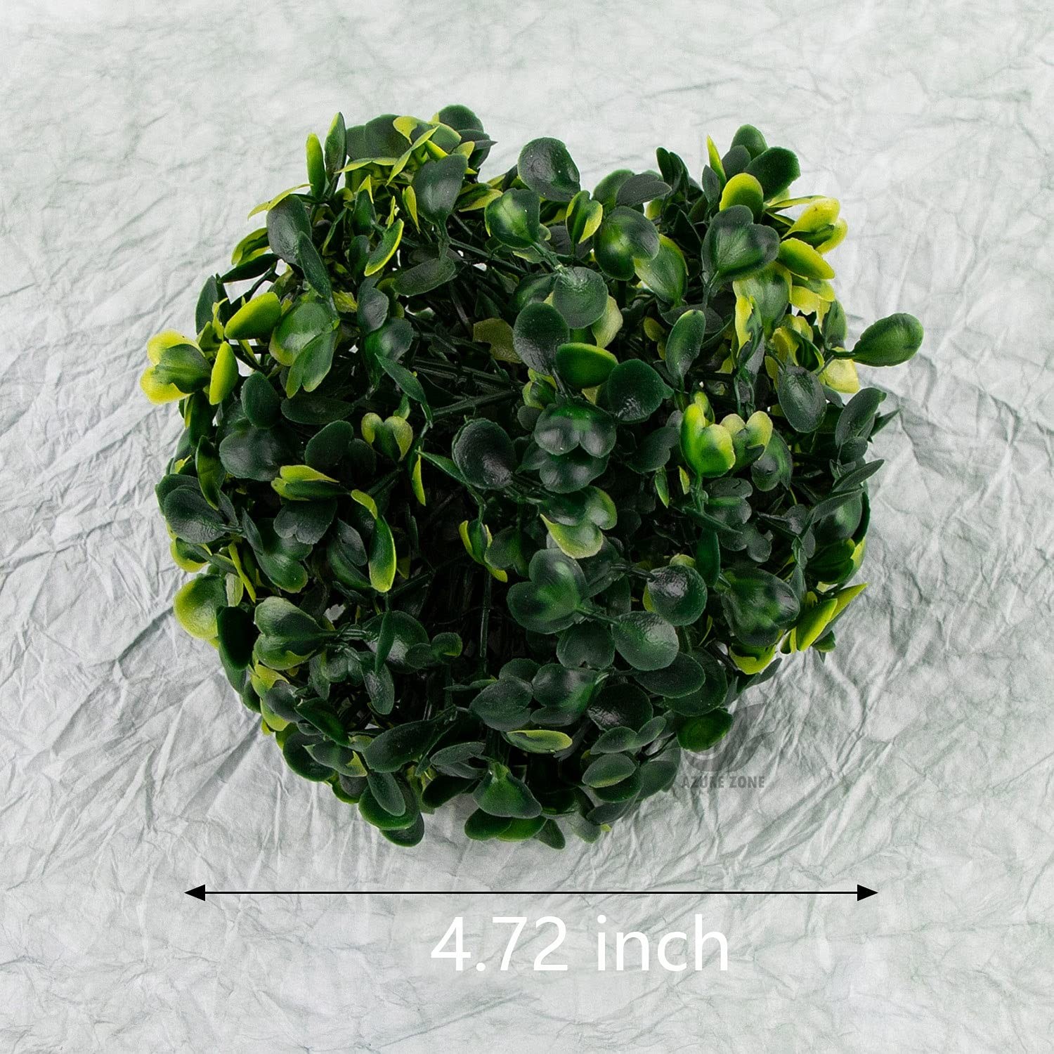 6 PCS 4 Inch Artificial Boxwood Topiary Green Plant Balls Decorative Greenery