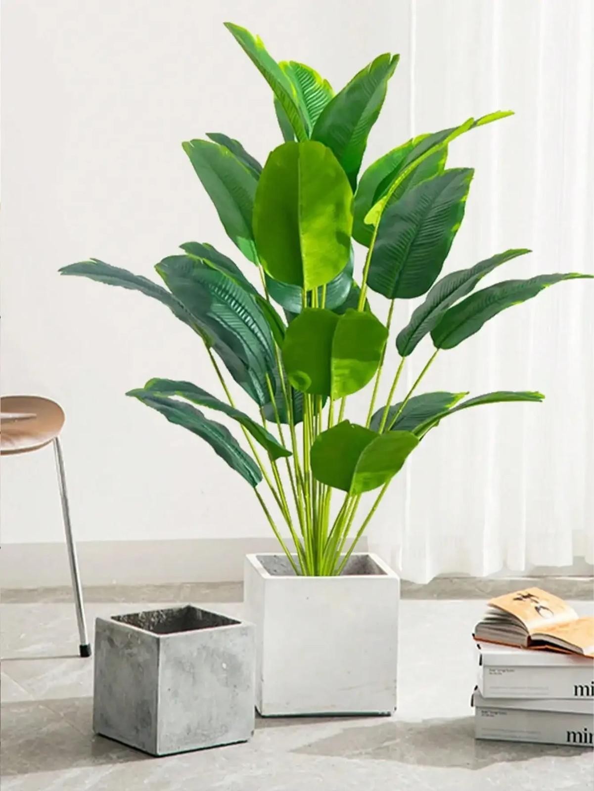 Artificial Tropical Palm Tree Large Fake Plant Real Touch Home Garden Decor