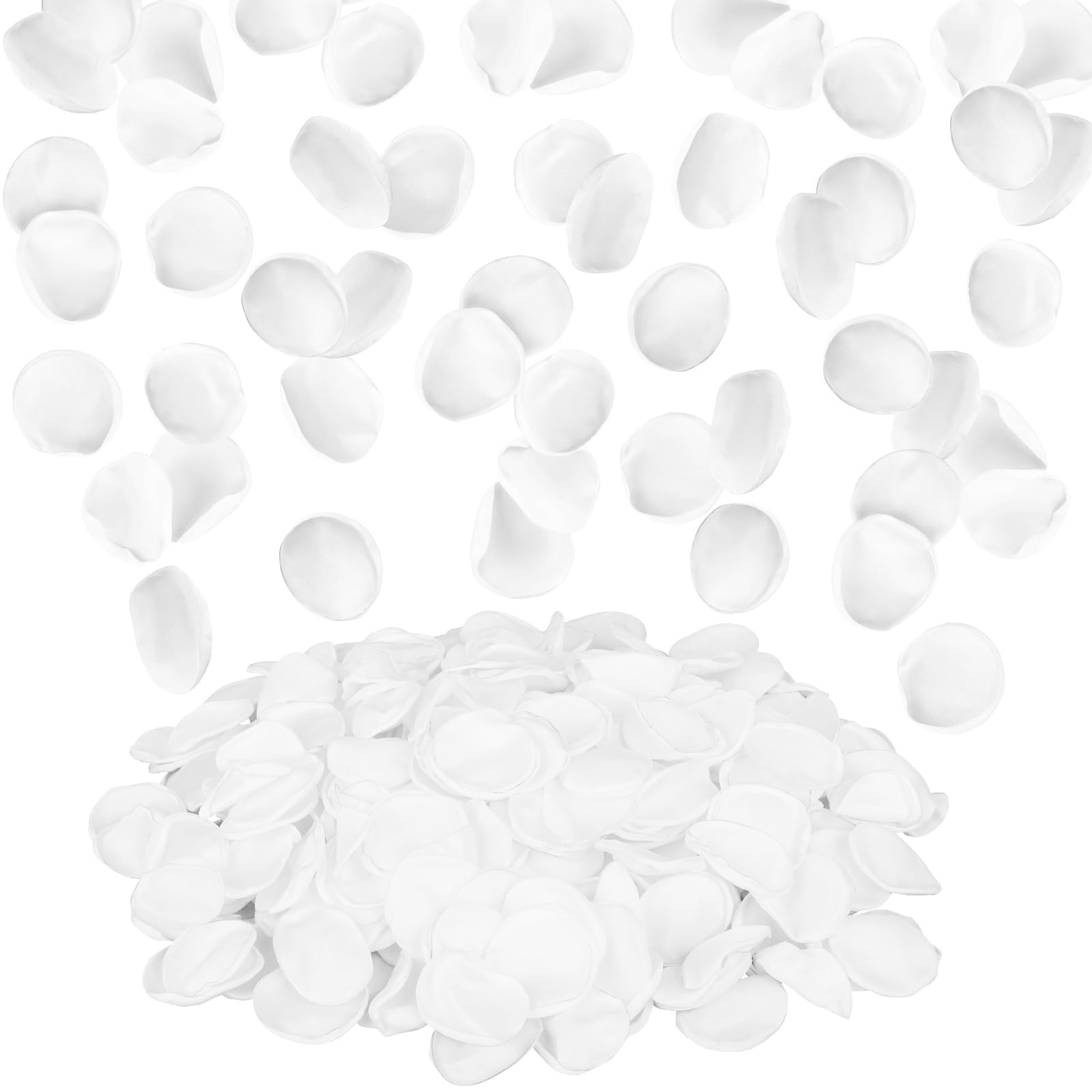 300 PCS White Silk Flower Petals For Wedding Decoration Table Centerpiece DIY
