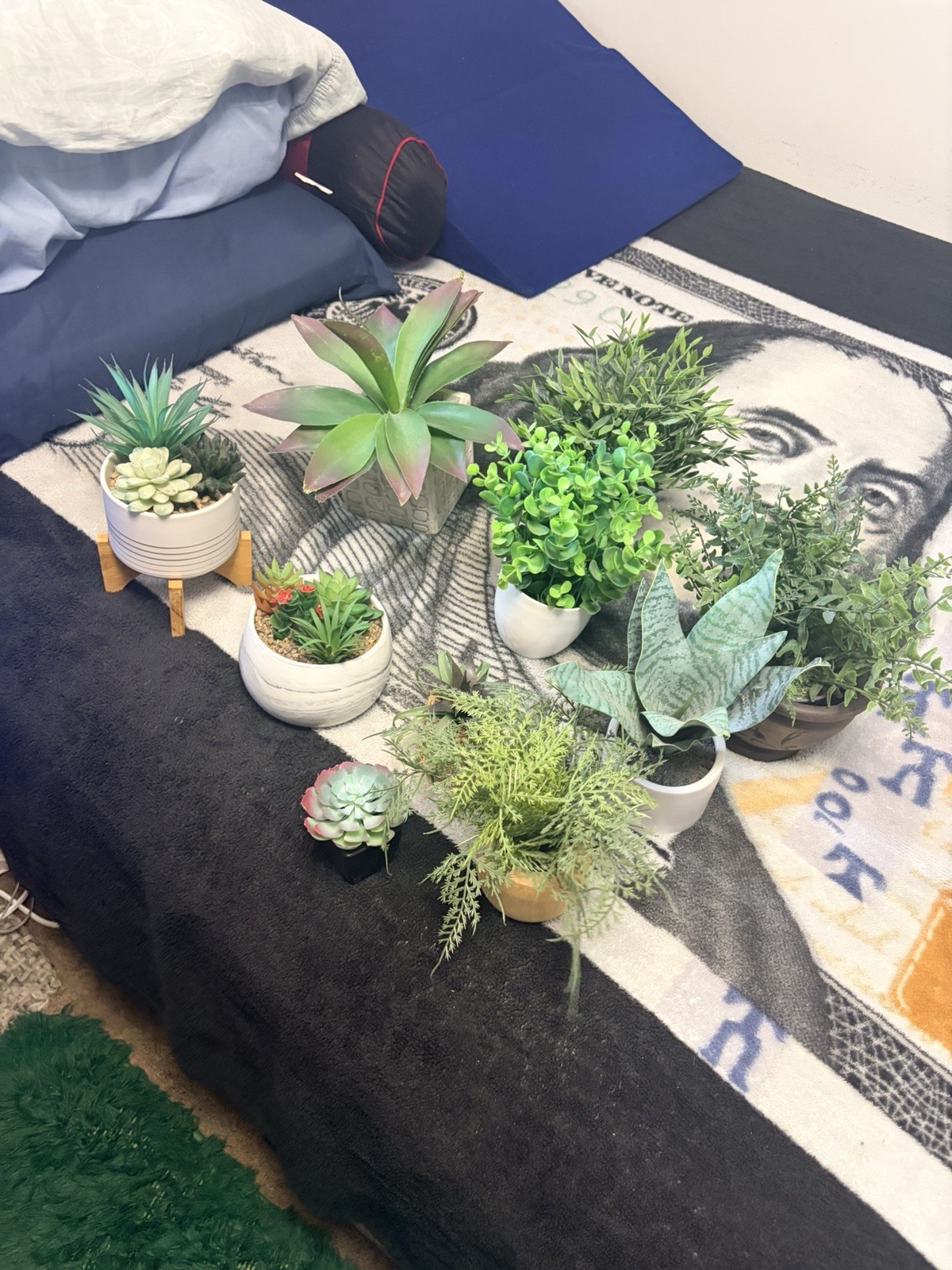 Extremely Beautiful Fake Plants Lot-Gently Used 🌻🌷🍀🌲☀️