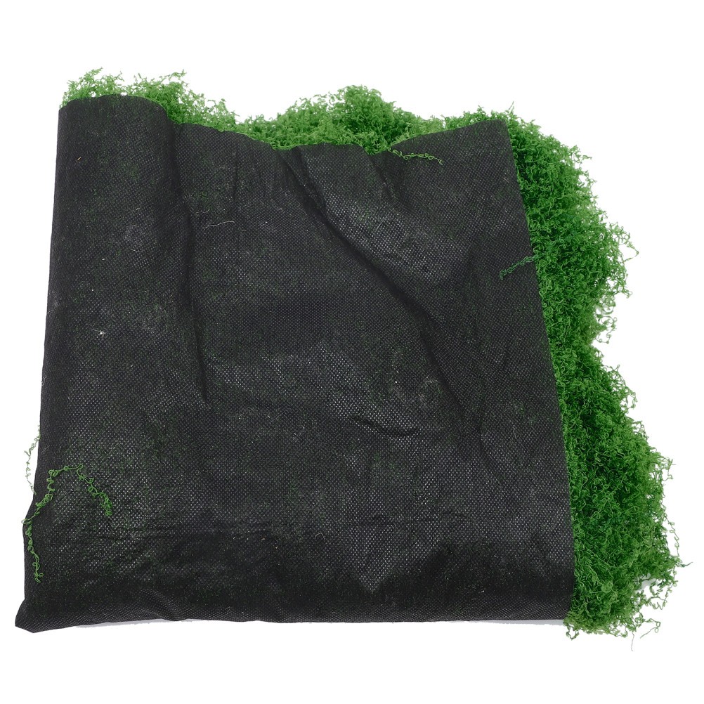 Artificial Grass Moss Fake Green 28.oz Plants for Terrarium Rug Faux
