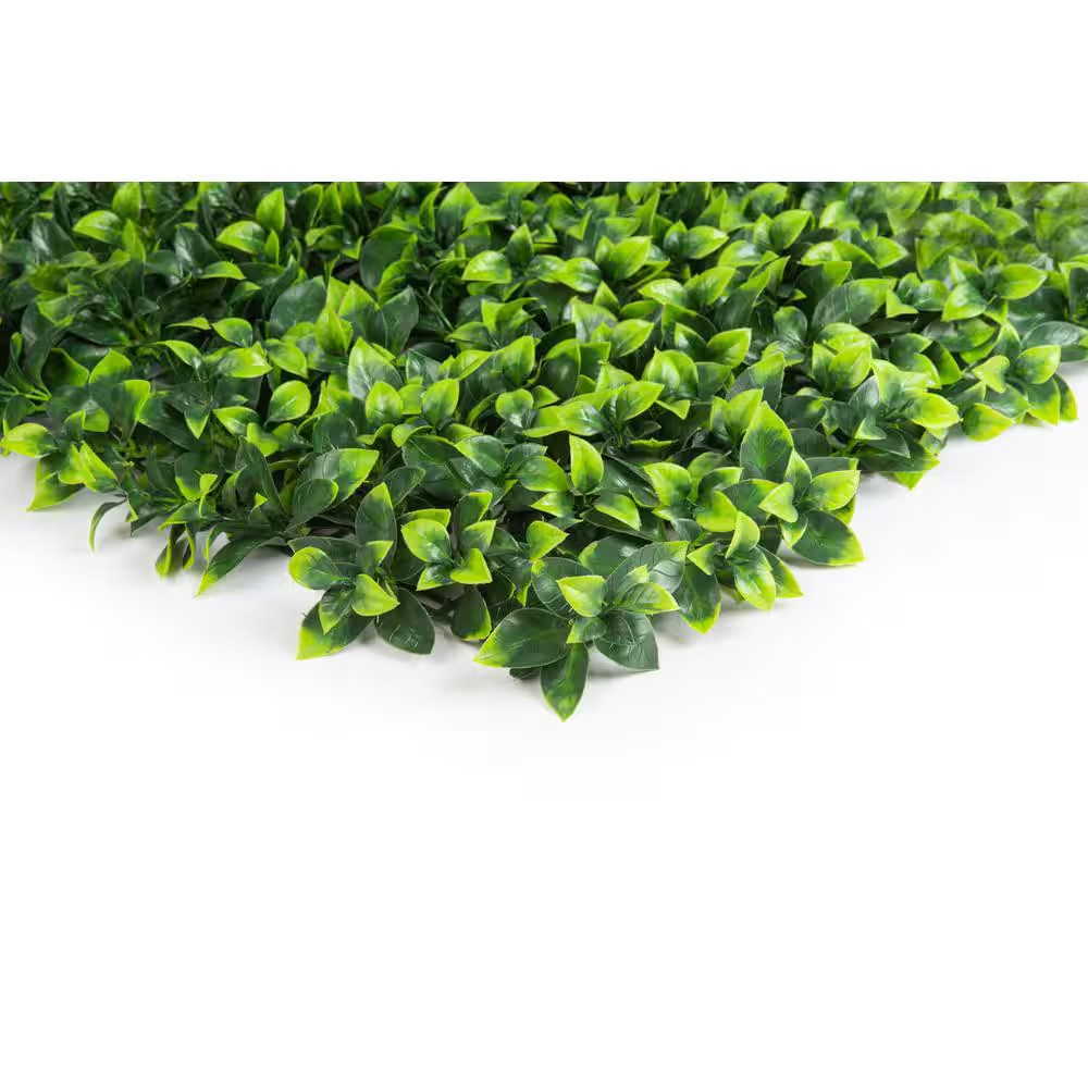 19 In. Green Artificial Gardenia 20 In. X 20 In. Foliage Panel 12-Pieces
