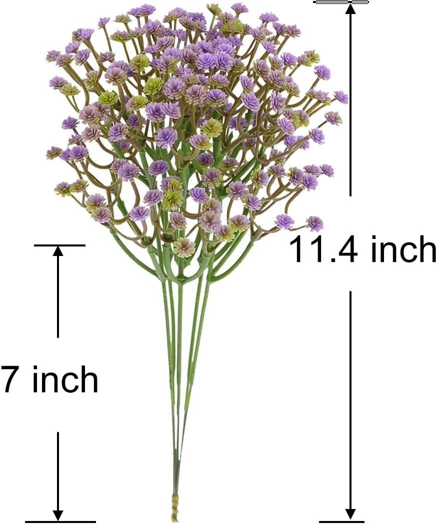 12PCS Artificial Baby’s Breath Flowers – Timeless Indoor & Outdoor Decor