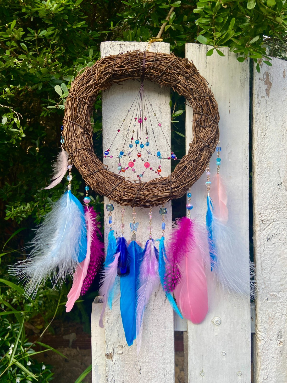 Large bird’s nest dream catcher, Unique dream catcher, Mystical Bird Nest Dream