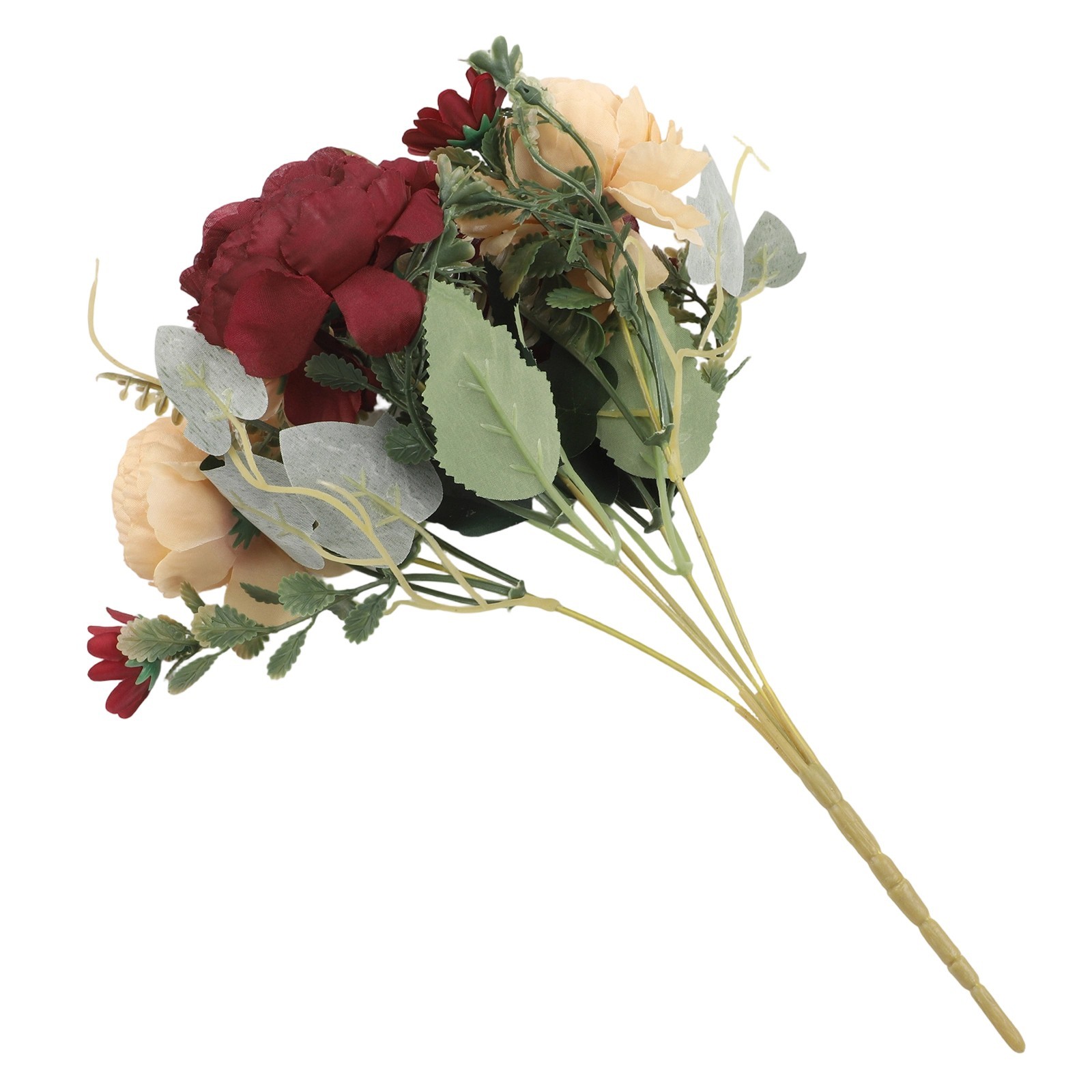 for multi Color Peony Rose Artificial Bouquet for Weddings and Celebrations