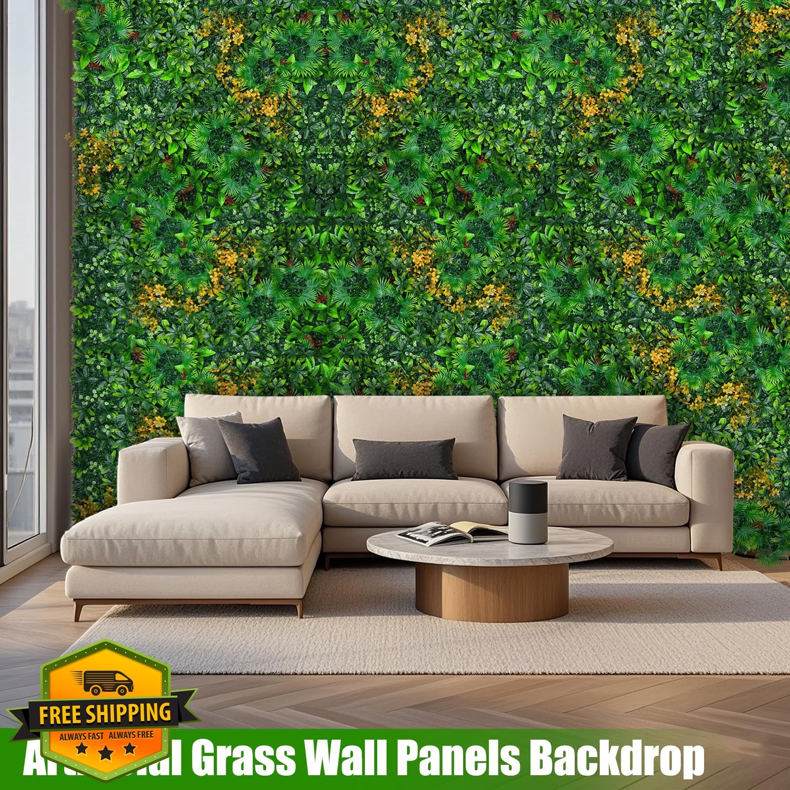 EverNature Grass Wall Panels Tropical 40×120
