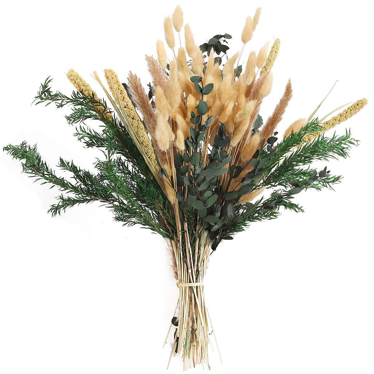 85Pcs Small Dried Flower Bouquet Small Whisk Small Grass Dried Flowers Decor