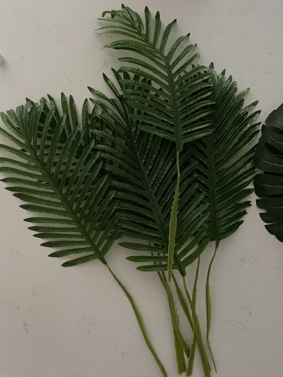 Artificial Tropical Palm Leaves Wedding Baby Shower Party Green Jungle 26 Asst.