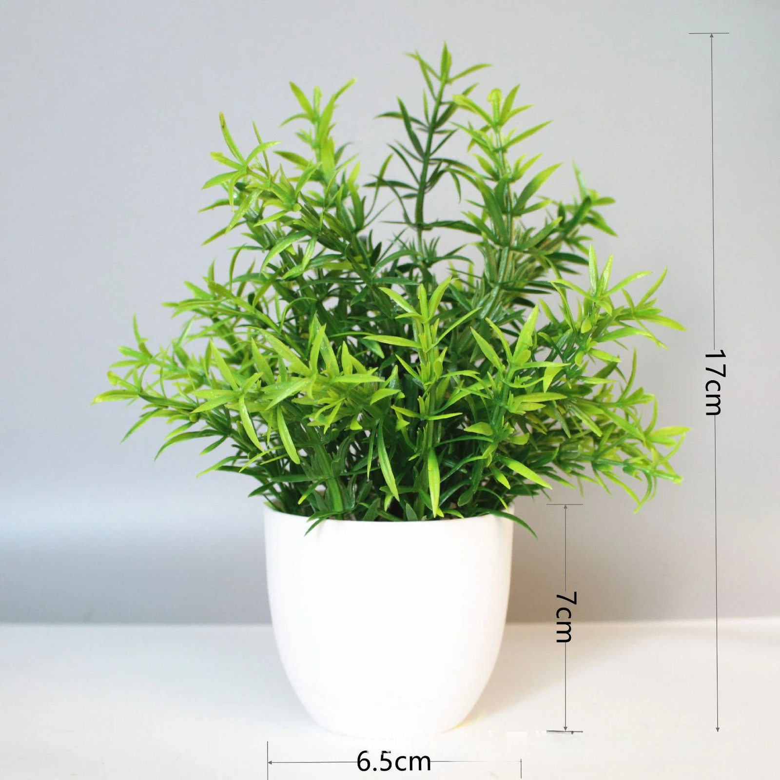 Artificial Bonsai Plant Small Potted Fake Green Decor Indoor Outdoor 17cm..