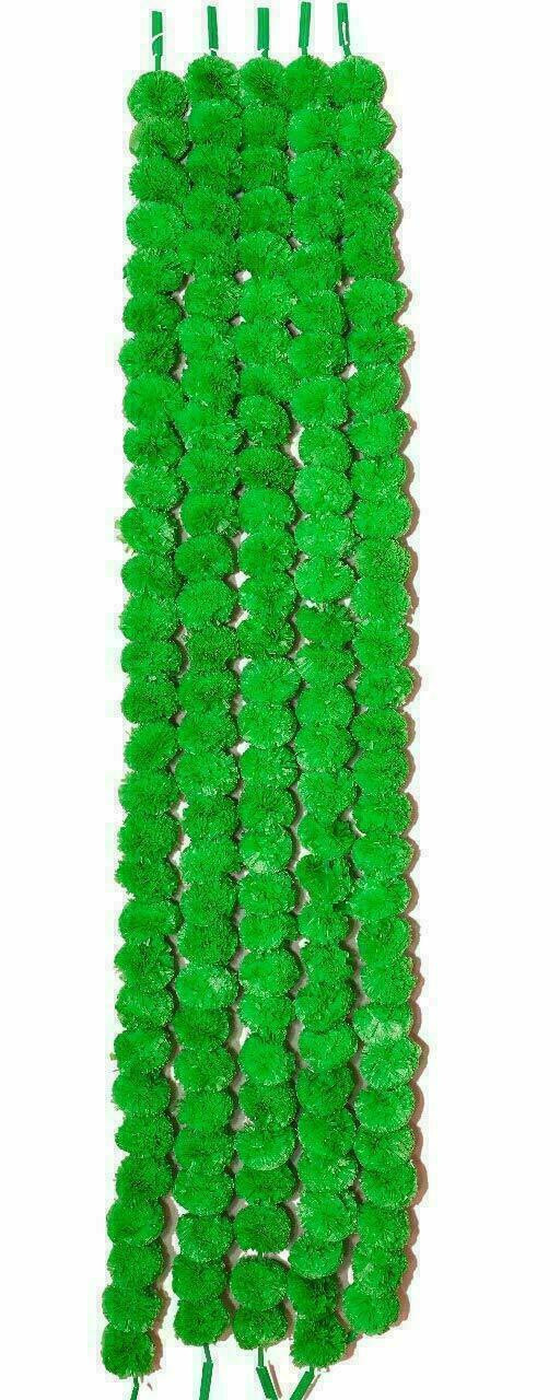 Artificial Marigold Indian Event Wedding 100PC Flower green Garlands Decoration