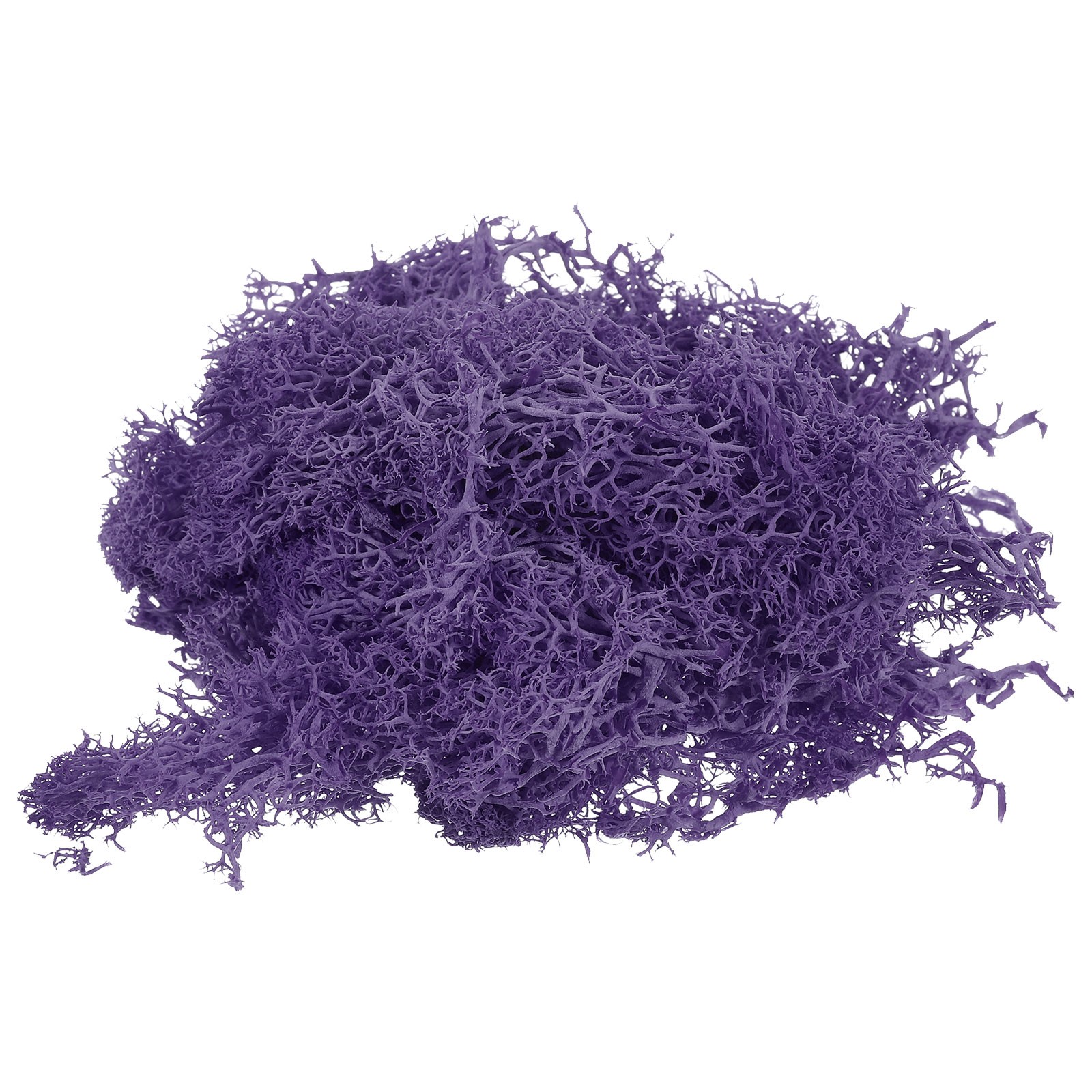 3.5 OZ Fake Moss Decorative Artificial Moss for Potted Plants, Dark Purple