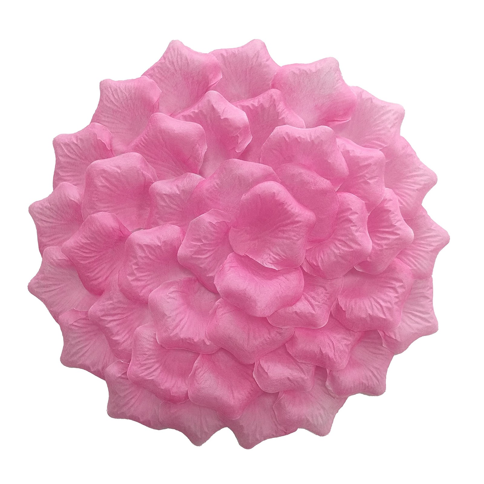 5000 Pcs Pink Rose Petals, 0.9 Pound, Fake Silk, Wedding Decorations, Party