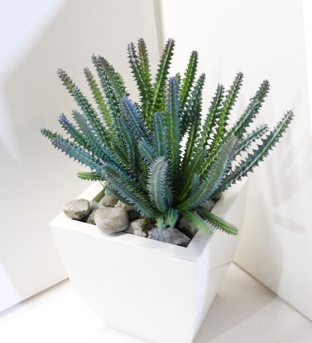 2 Pcs Artificial Fake Cactus Column Succulents Plants Home Decoration (#123 A)