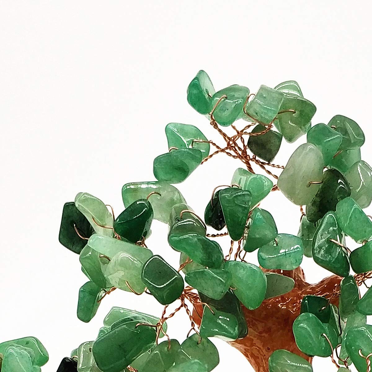 Feng Shui Quartz Crystal Money Tree Bonsai Style Decoration for Luck and Weal…
