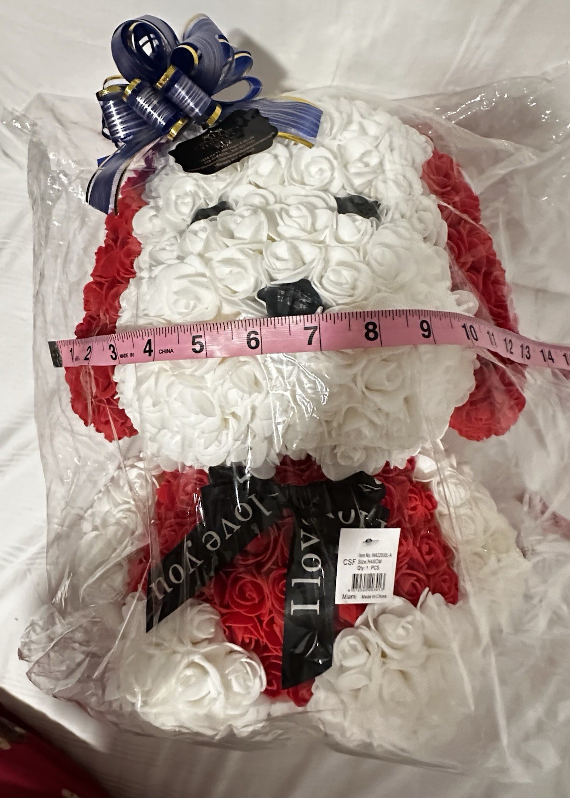 Artificial Rose Teddy Bear Day Gift Look At The Photos