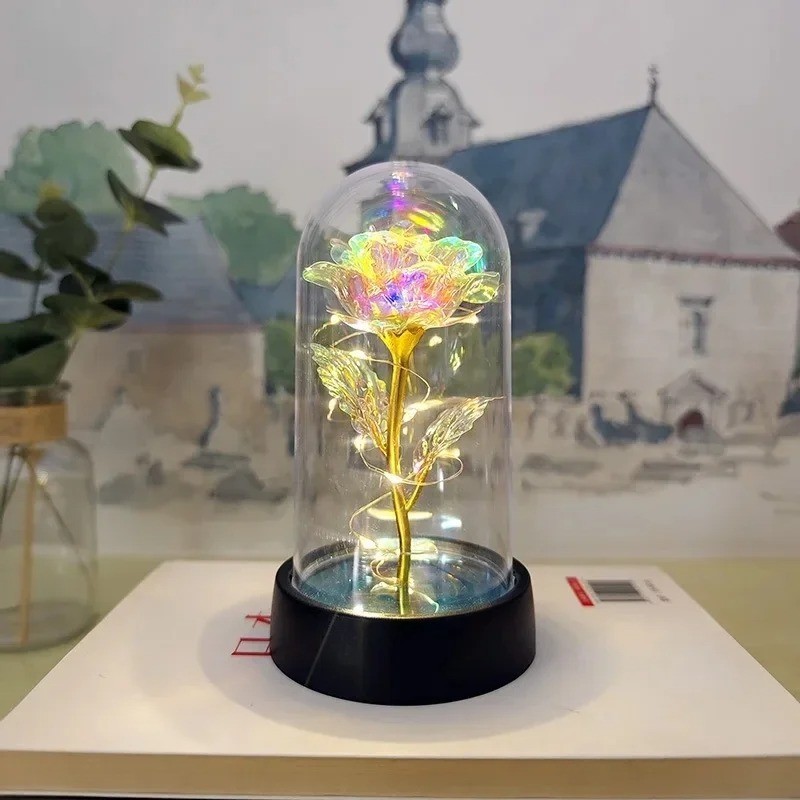 Eternal LED Rose Flower Gift for Valentine Anniversary Wedding Gift/Décor