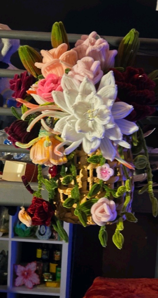 Chenille Pipecleaner Flower Bouquets Any Occasion