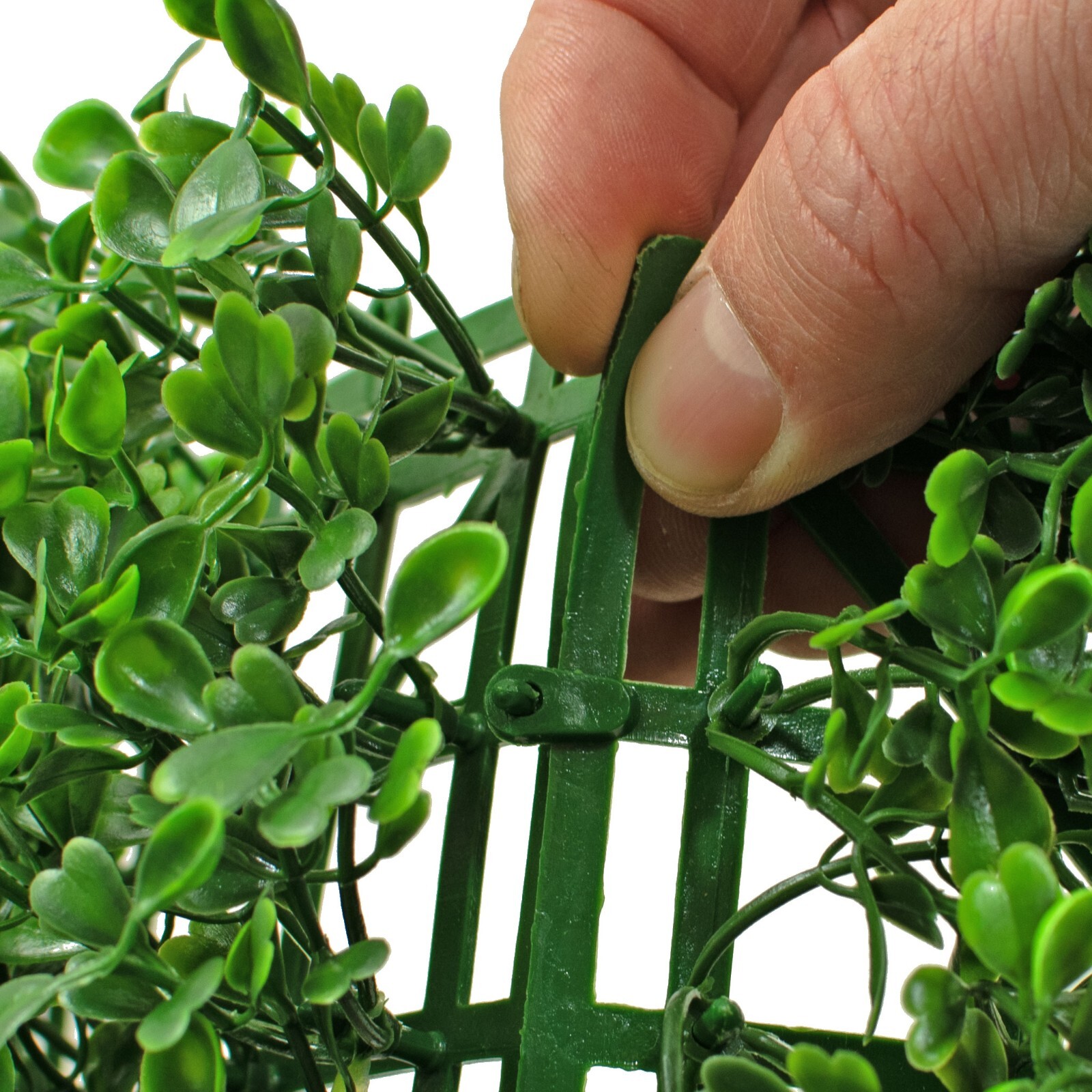 Artificial Boxwood Topiary Wall Panels, Green Hedges and Privacy Screen, 8 SQFT