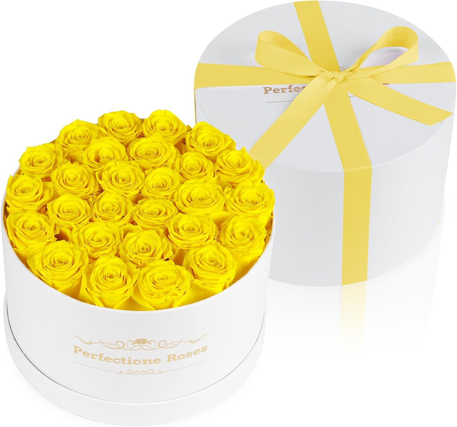 Forever Real Roses in a Box, Preserved Rose That Last up to 3 Years, Flowers for