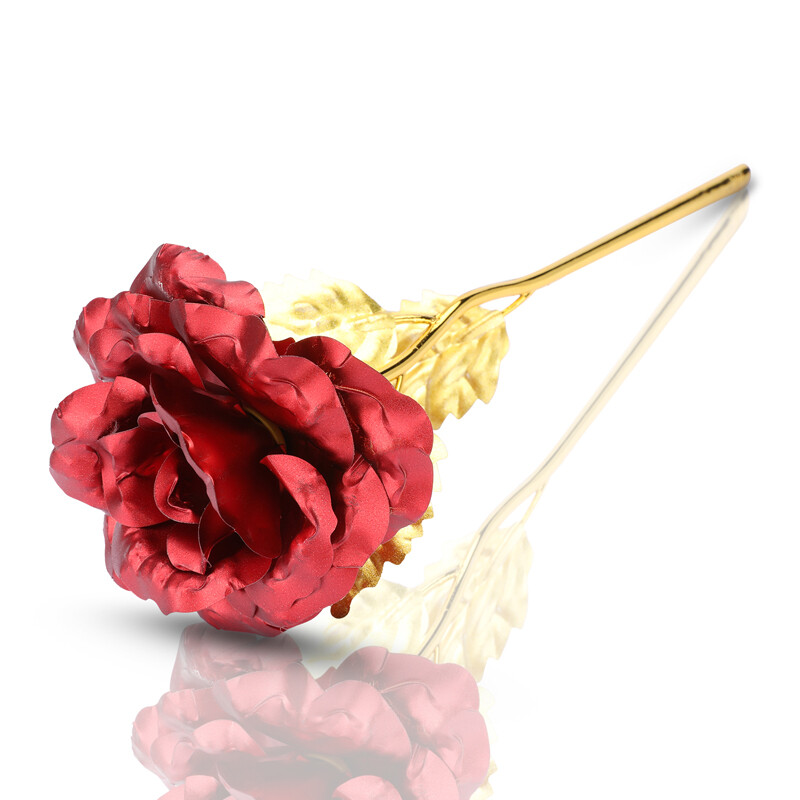 Gold Plated Real Rose 24K Dipped Flower Valentine’s Day Love Gift For Her Decor