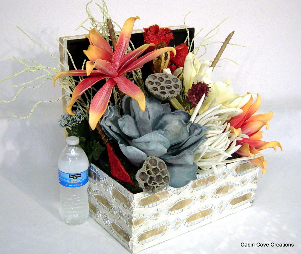 Coastal Floral Arrangement Centerpiece Exotic Tropical Beach Design LUXE