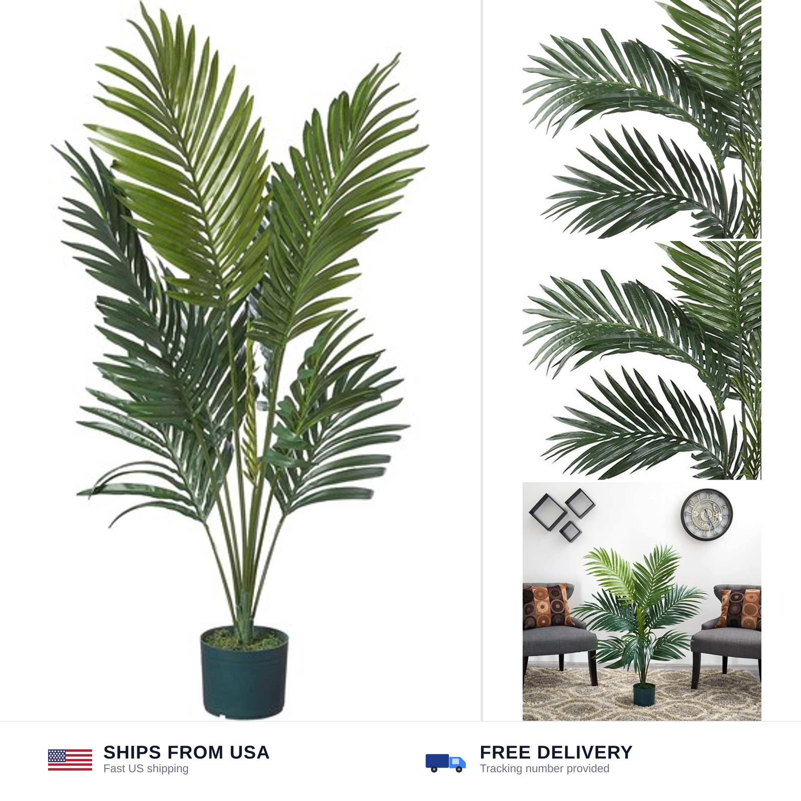 Nearly Natural 4ft. Kentia Palm Artificial Tree