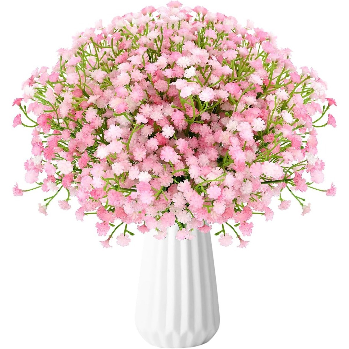 18Pcs Babys Breath Artificial Flower Gypsophila Real Touch Bouquet Wedding Decor