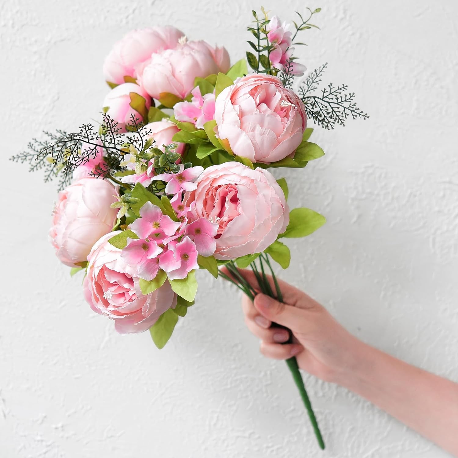 Vintage silk peonies hydrangeas for wedding home decor floral