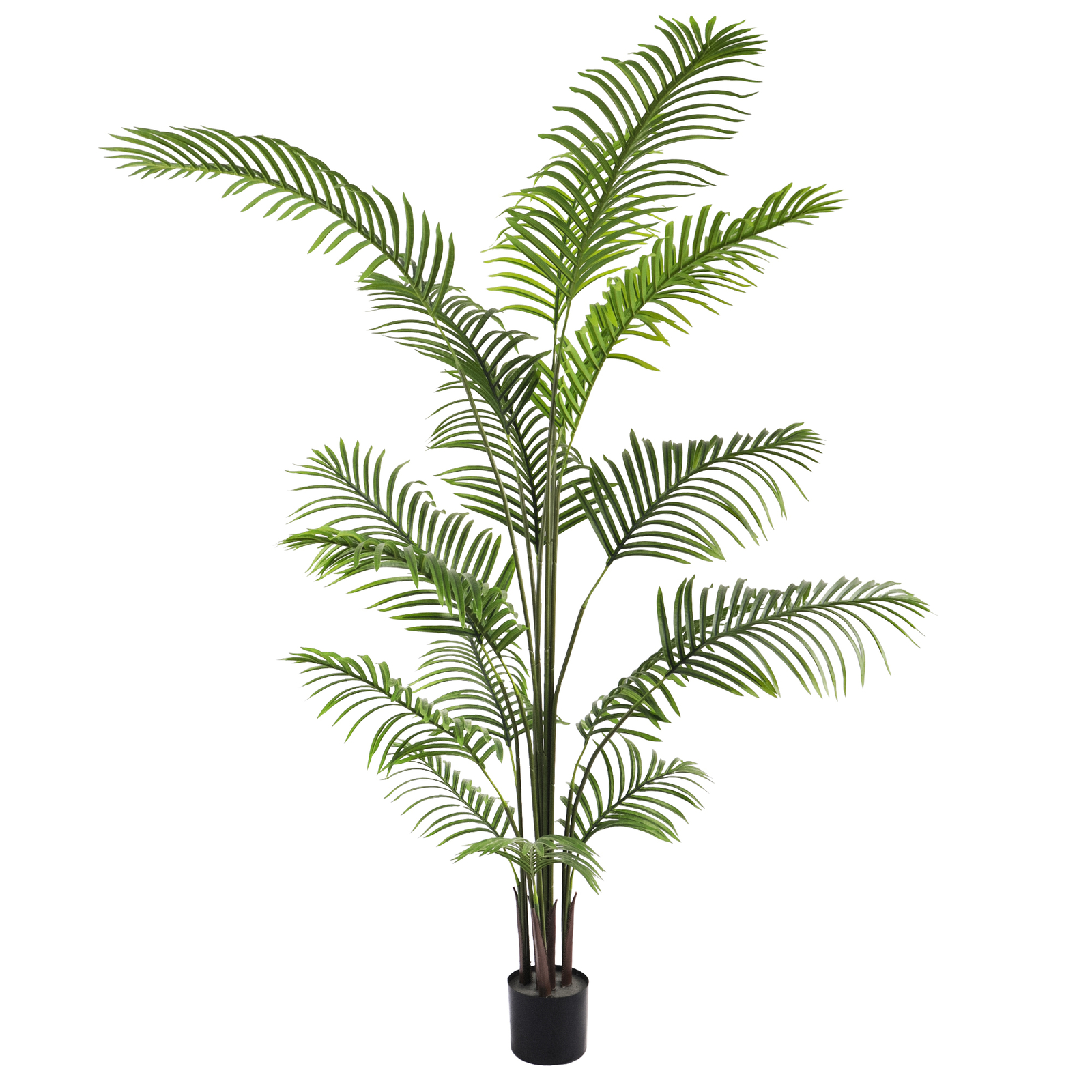 5/6ft Artificial Palm Tree w/ Pot Fake Greenery Tree Home Office Festival Decor
