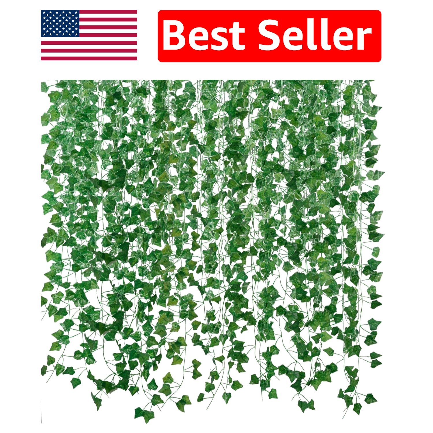 12 Pack Fake Ivy Vines – 84 Feet Lifelike Greenery for Any Indoor/Outdoor Decor