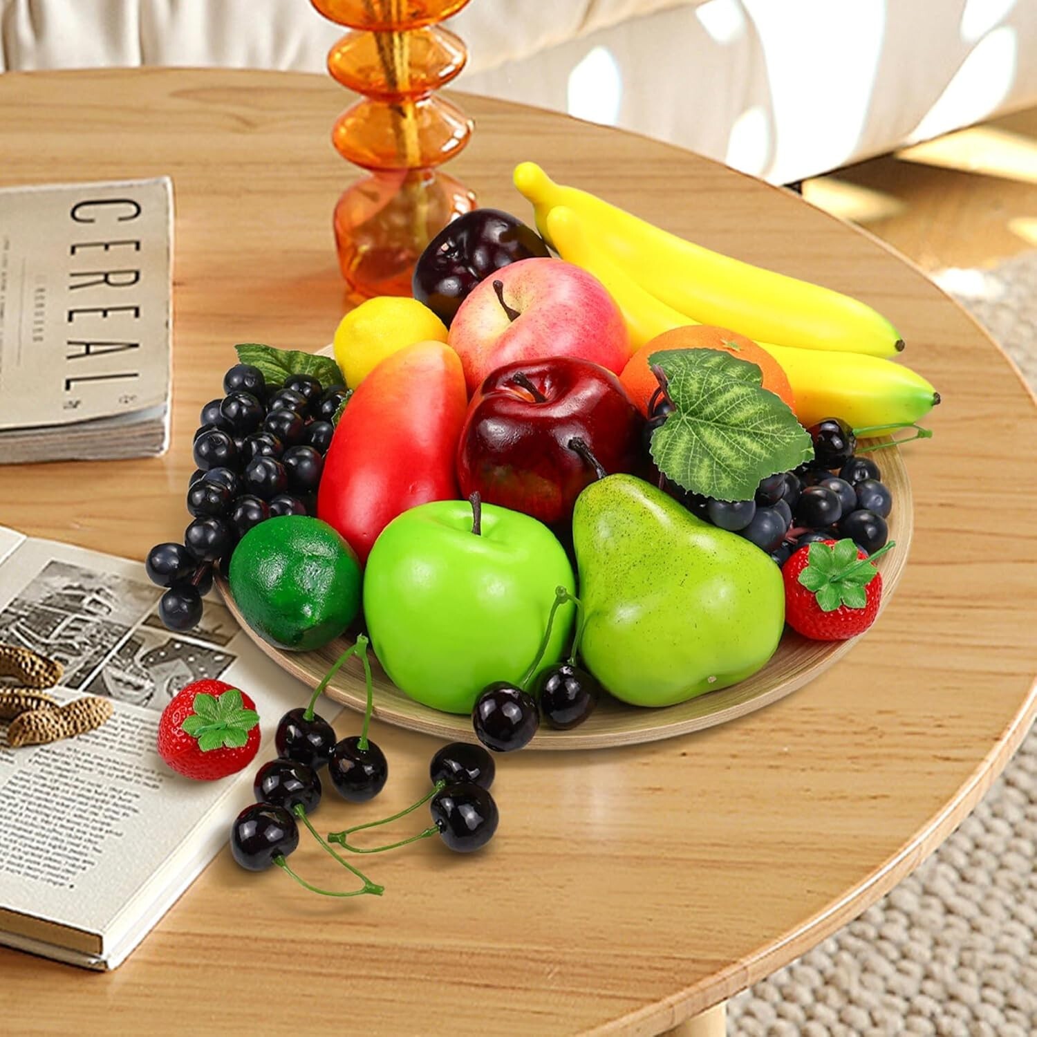 Artificial Fruits Set 20 Pieces for Home Decor Party Christmas Photo Props