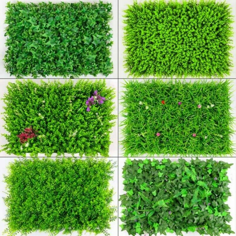 1X Artificial Grass Green Plant Lawns Carpet Home Garden Wall Landscaping