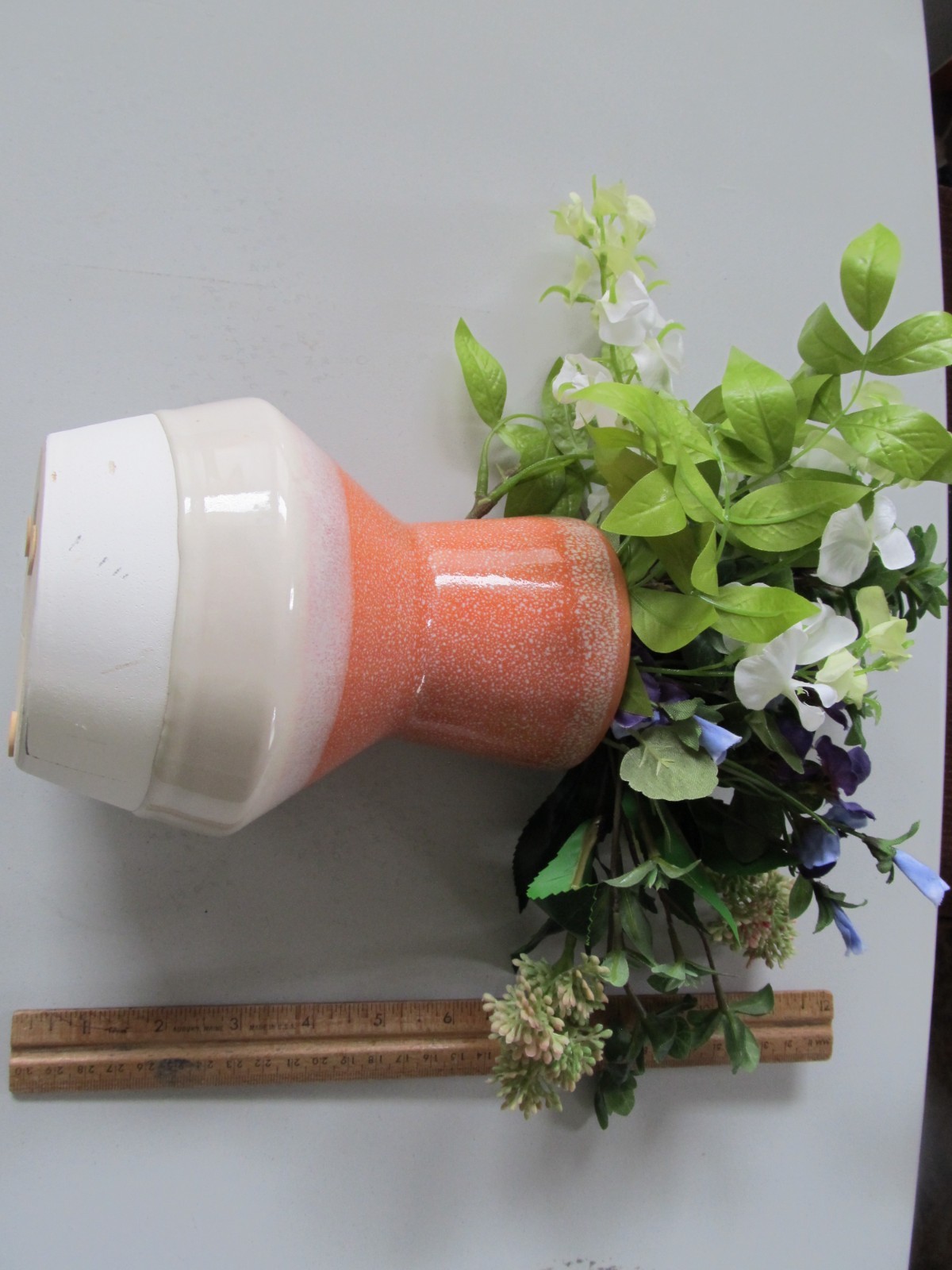 Faux Floral Arrangement With 7 Inch Pink Reactive Ceramic Vase Target 2018