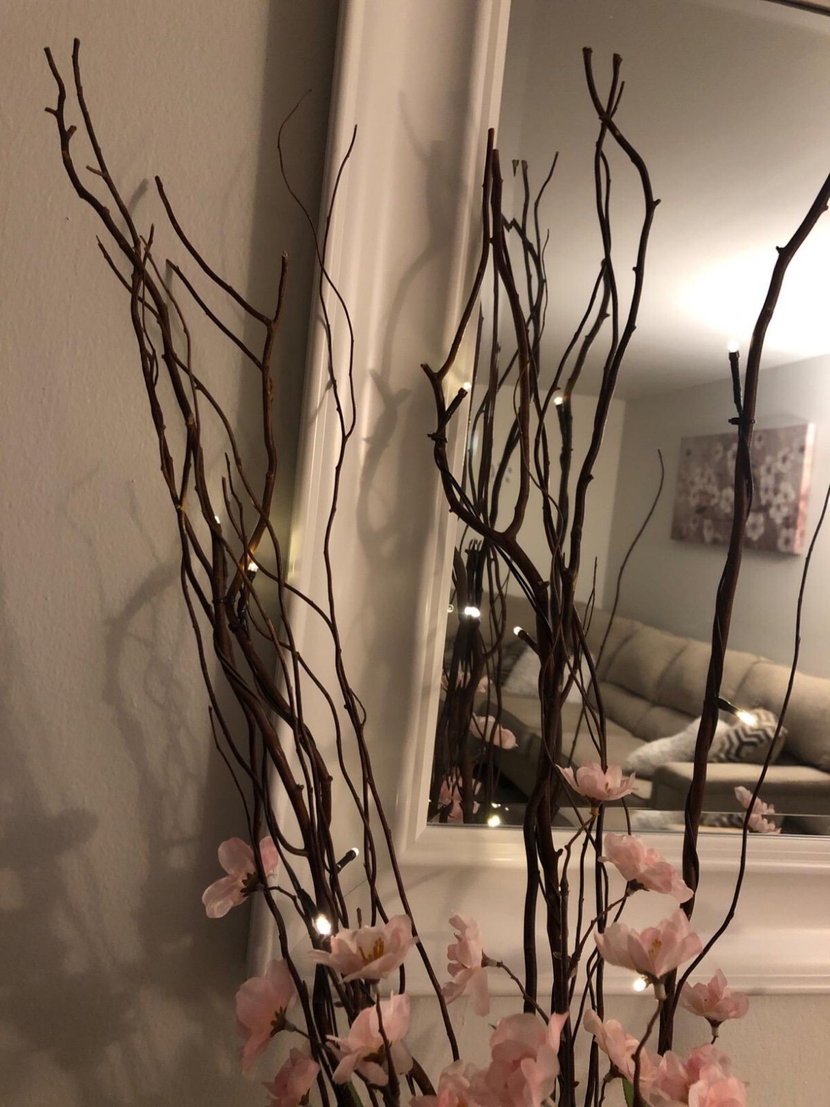 LIGHTSHARE Willow Branch Lighted Natural Decor 36Inch 16LED Brown USB