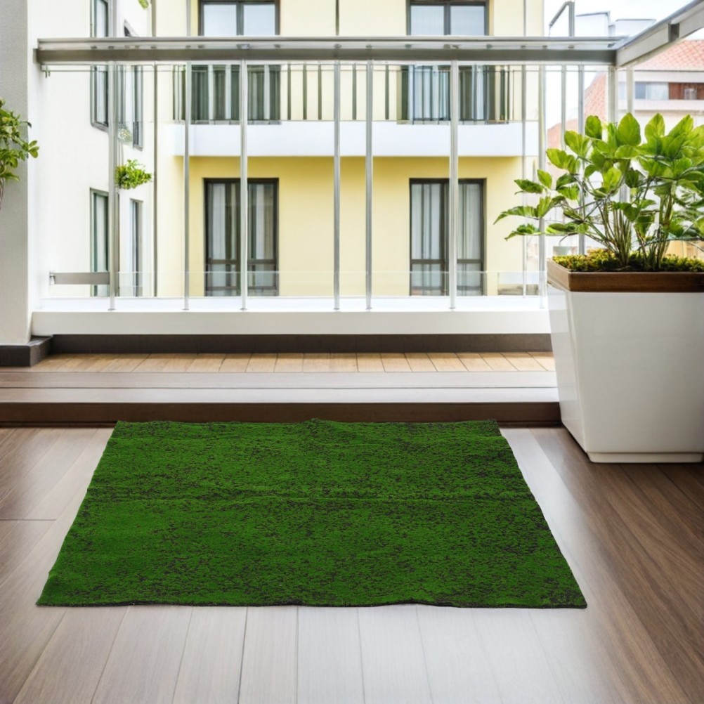 Reusable Artificial Moss Turf Green Faux Grass Mat for Decoration