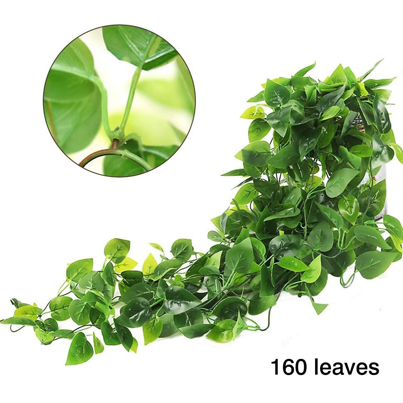 3pcs Fake Hanging Plants for Room Decor, 3.6ft Artificial Ivy Pothos Vine for…