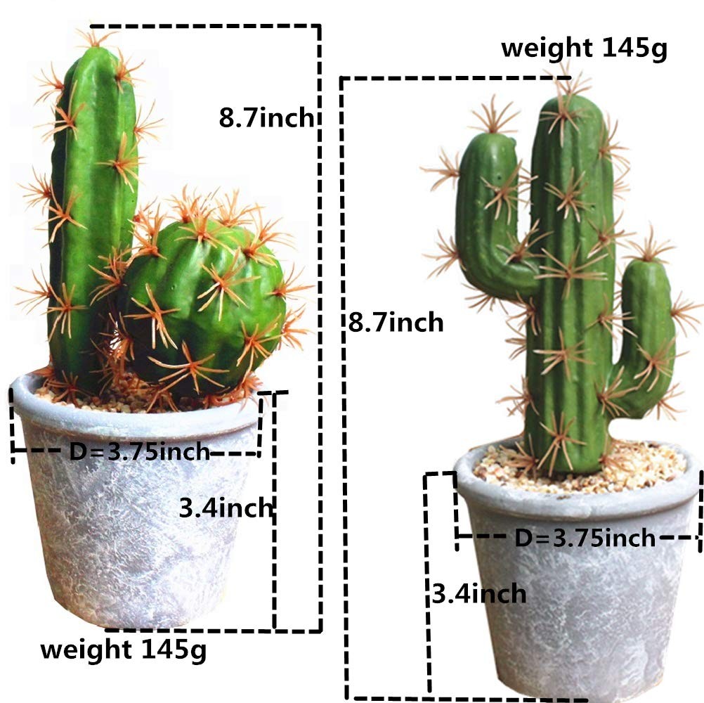 Artificial Succulent Plants,Fake Cactus Decorative Plants – Artificial Cacti
