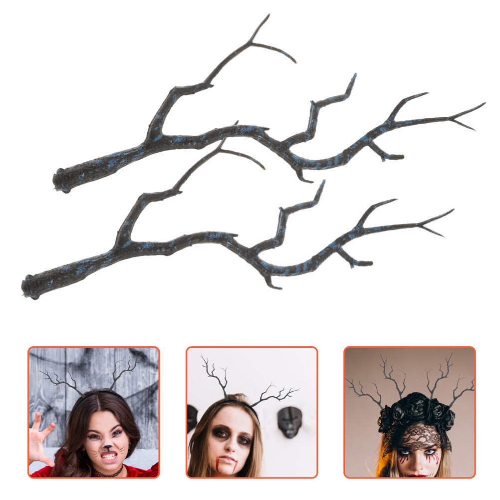 10Pcs Decorative Artificial Tree Stems Coffee Color for Office and Home Use