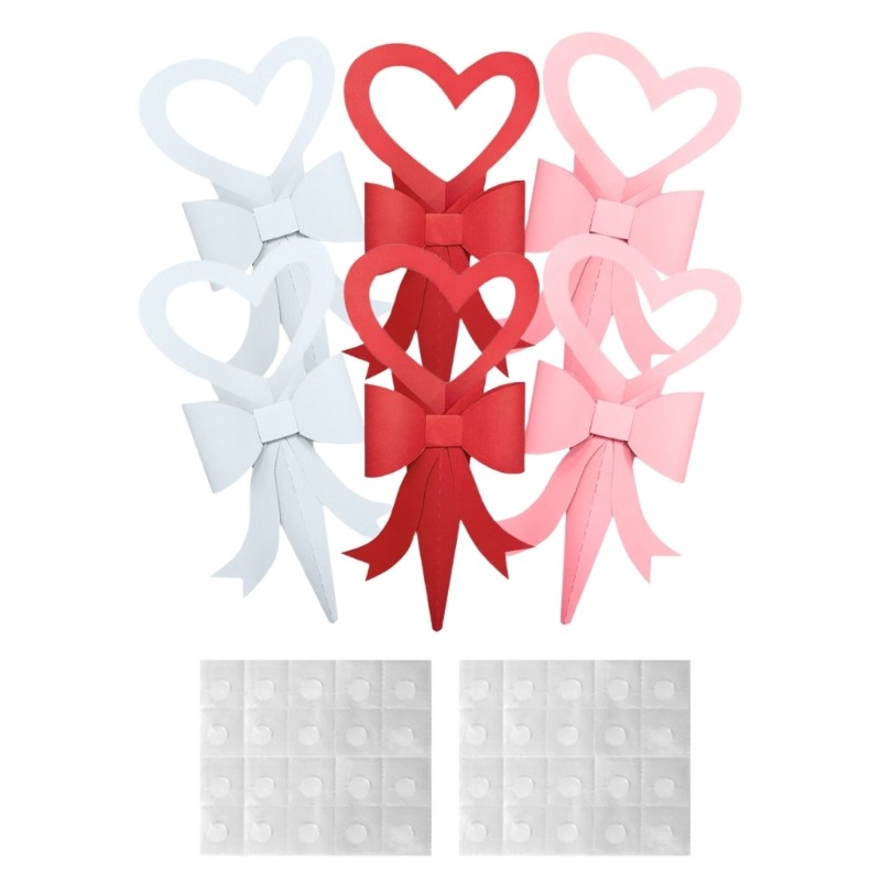 Romance Bowknot Design DIY Flower Bouquet Packaging Box for Valentines Gift