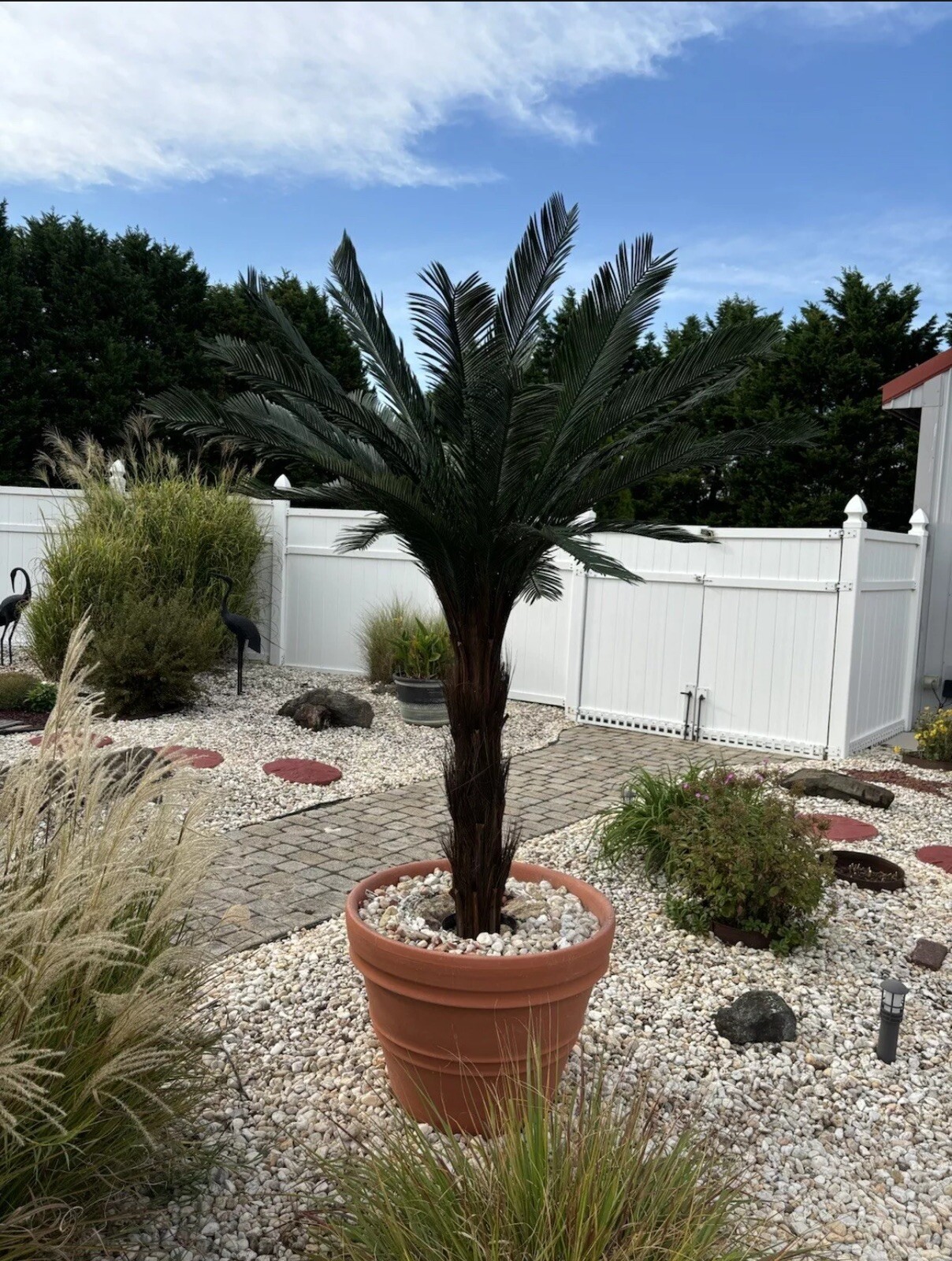 5’ Cycas Palm Artificial Tree Home Decor UV (Indoor/Outdoor). Retail $267