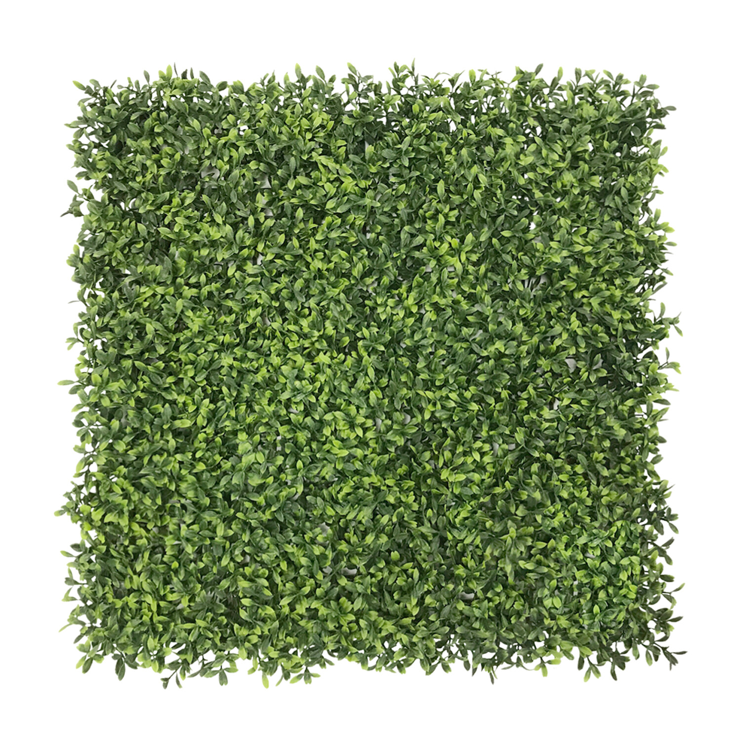 20″ Artificial Green Tea Leaf Mat Wall Hedge Decor Privacy Panel for Home Office