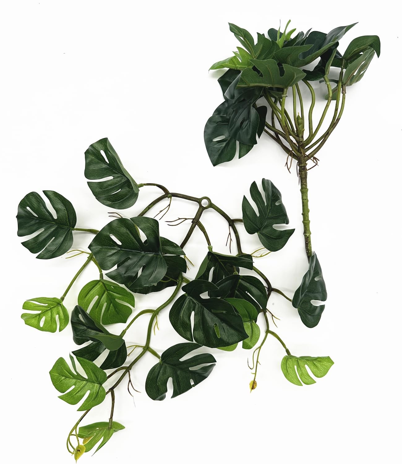 Fake Plants Hanging Small Faux Potted Ivy Vine Artificial Monstera Mini Faux …