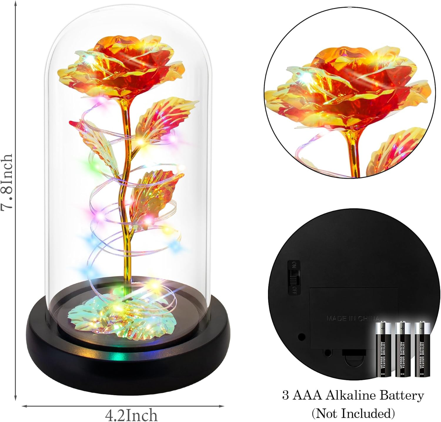 Christmas Rose Gifts for Women,Birthday Gifts for Women Mom Grandma | Flowers fo