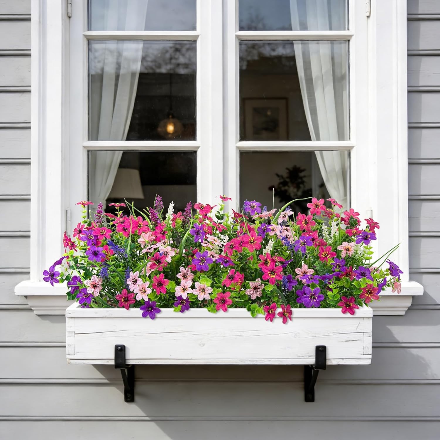 Elegant 24 Count Faux Flower Bundles for Home and Garden – Low Maintenance Charm