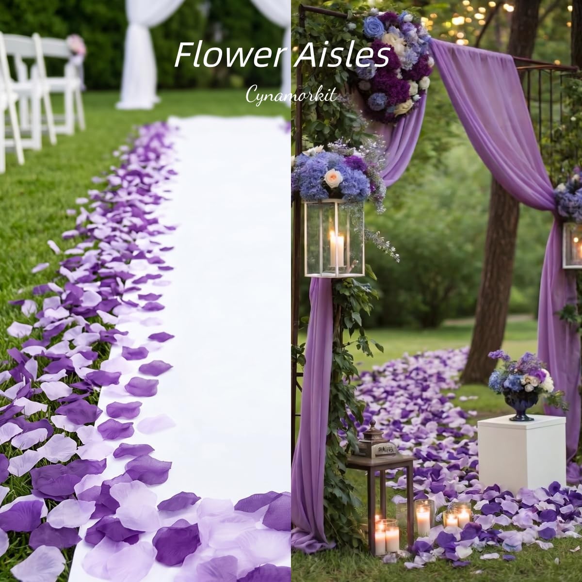 Black Fake Rose Petals Hotel Valentine Party Decoration 1000 PCS