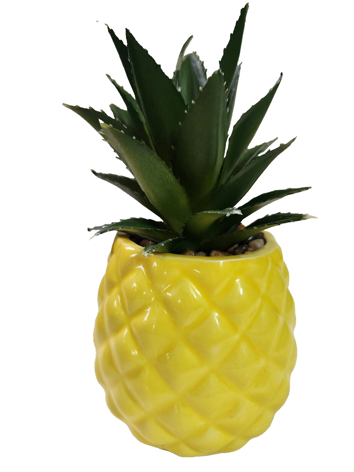 Artificial Potted Yellow Pineapple Fake Plant for Indoor Decoration